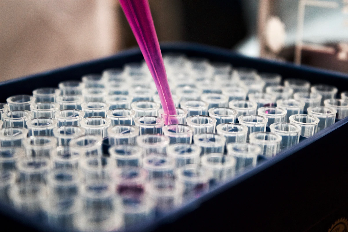 Medical research laboratory setting